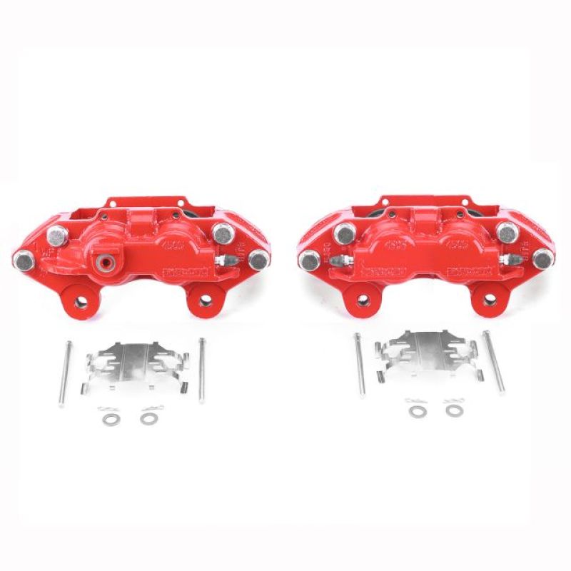 Power Stop 15-19 Chevrolet Colorado Front Red Calipers w/o Brackets - Pair Brake Calipers - Perf PowerStop