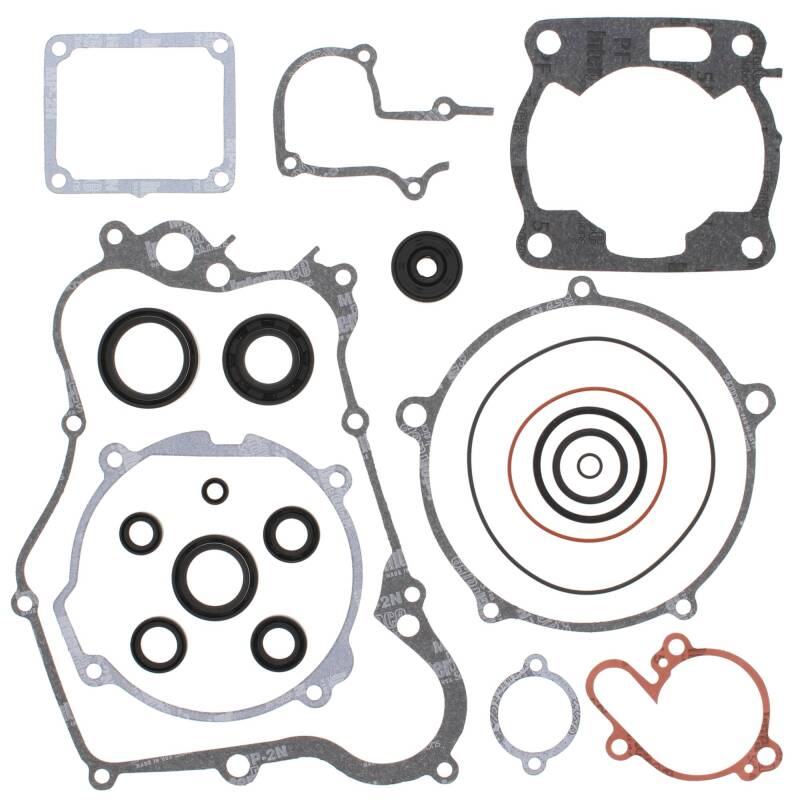 Vertex Gaskets 1989 Yamaha YZ125 Complete Gasket Kit w/ Oil Seals Engine Hardware Vertex Pistons