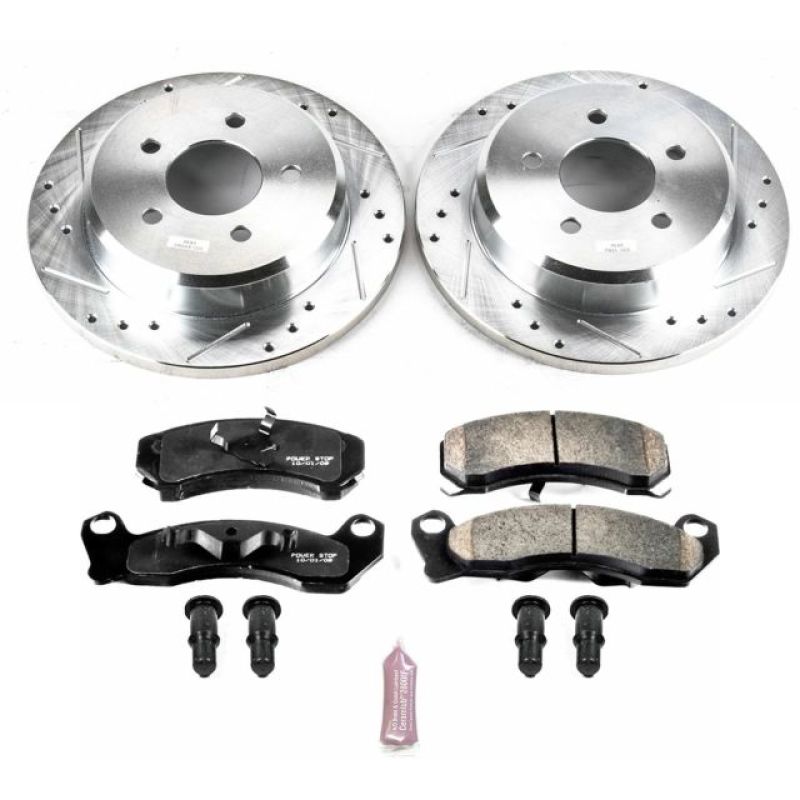 Power Stop 1993 Ford Mustang Front Z23 Evolution Sport Brake Kit Brake Kits - Performance D&S PowerStop