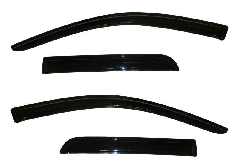 AVS 11-13 Mitsubishi Outlander Sport Ventvisor Outside Mount Window Deflectors 4pc - Smoke Wind Deflectors AVS