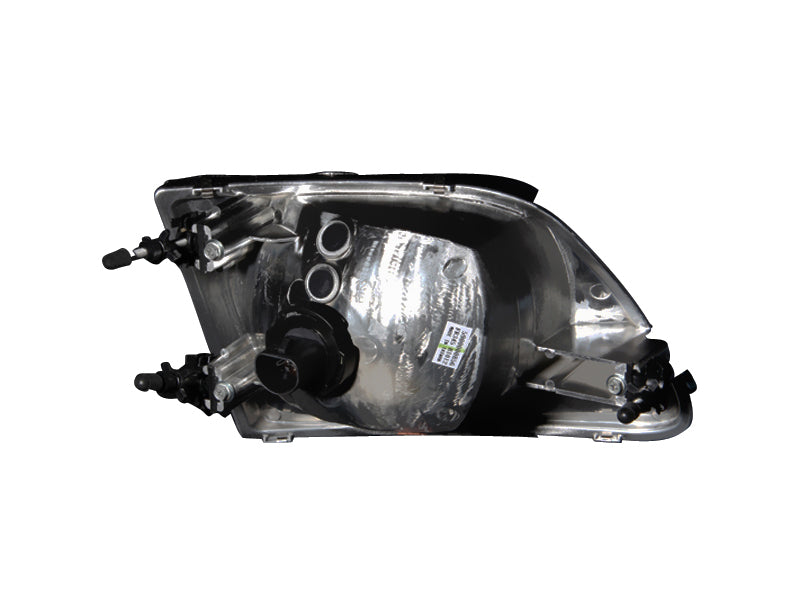 ANZO 1997-2003 Ford F-150 Crystal Headlights Chrome Headlights ANZO