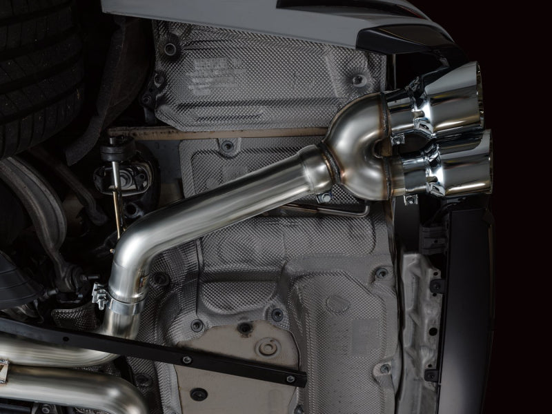 AWE Tuning 19-23 Audi C8 S6/S7 2.9T V6 AWD Track Edition Exhaust - Chrome Silver Tips Catback AWE Tuning