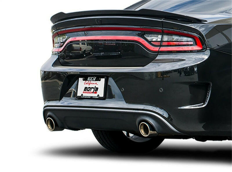 Borla 15-16 Dodge Charger Hellcat 6.2L V8 ATAK Catback Exhaust w/ Valves No Tips Factory Valance Catback Borla