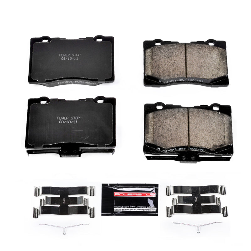 Power Stop 05-12 Acura RL Front Z23 Evolution Sport Brake Pads w/Hardware Brake Pads - Performance PowerStop