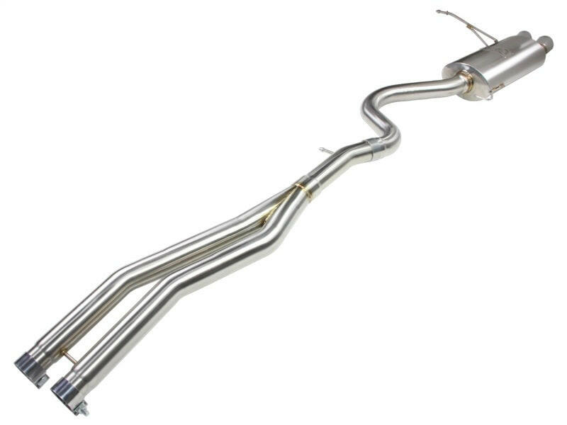 aFe MACHForce Exhaust Cat-Back SS-304 w/ Polished Tips 07-13 BMW 328i (E92/93) L6 3.0L Non-Turbo Catback aFe
