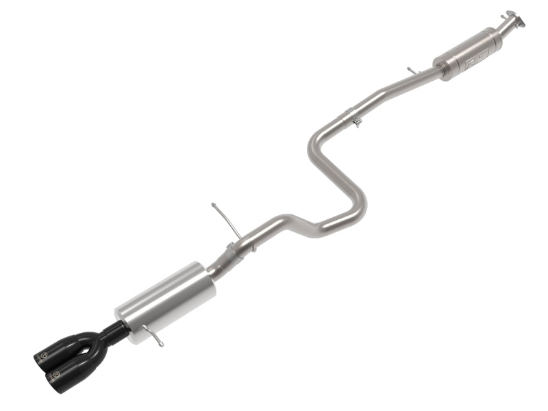 aFe Takeda Series 2 1/2in 304 SS Cat-Back 14-19 Ford Fiesta L4-1.6L (t) w/Black Tip Catback aFe