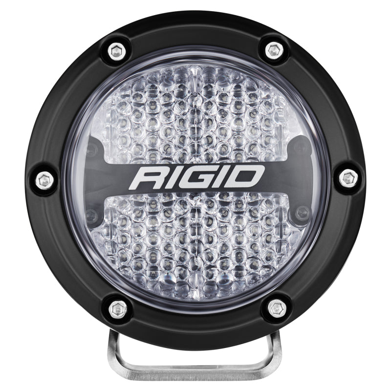 Rigid Industries 360-Series 4in LED Off-Road Diffused Beam - RGBW Backlight (Pair) Light Bars & Cubes Rigid Industries