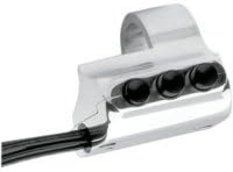 Performance Machine Switch Assy 3 Button Rt Sd - Chrome Handlebars Performance Machine