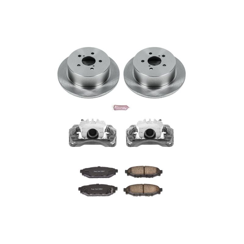 Power Stop 06-09 Subaru Legacy Rear Autospecialty Brake Kit w/Calipers Brake Kits - OE PowerStop