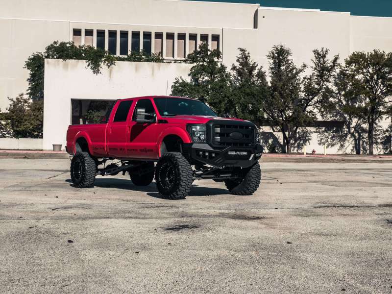 Road Armor 11-16 Ford F-250 SPARTAN Front Bumper Bolt-On Pre-Runner Guard - Tex Blk Bumpers - Steel Road Armor