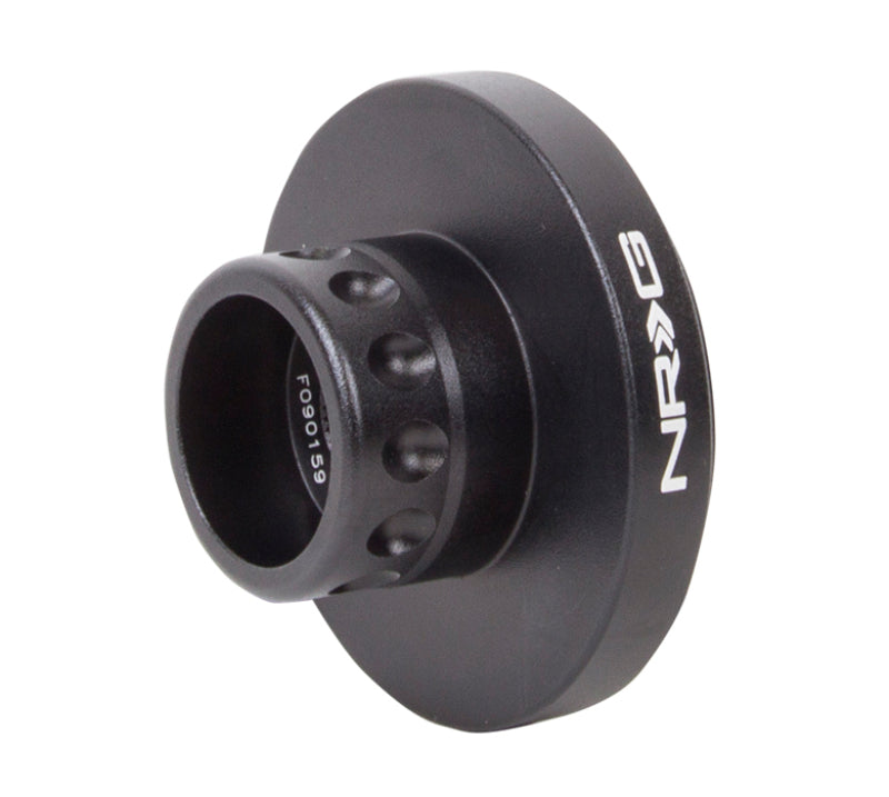 NRG Short Spline Adapter - Polaris RZR / Ranger (Secures w/OEM Lock Nut / Fits Quick Lock) - Black Steering Wheel Hubs NRG
