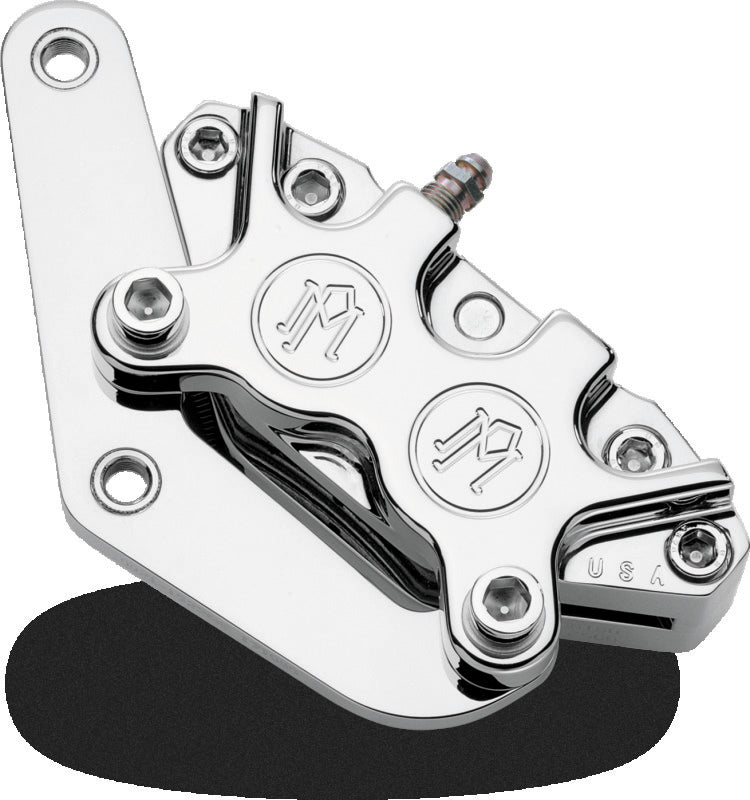 Performance Machine Front Single Brake-Chrome - Chrome Brake Kits - OE Performance Machine