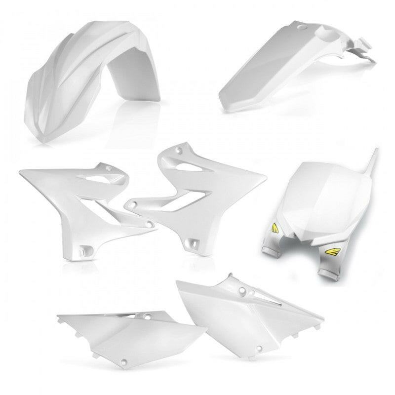 Cycra 15-22 Yamaha YZ125-250/X 5 PC. Replica Body Kit - White Plastics Cycra