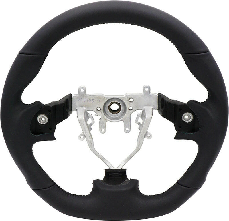 BLOX Racing 08-14 Subaru Leather Steering Wheel Black Stitching Steering Wheels BLOX Racing