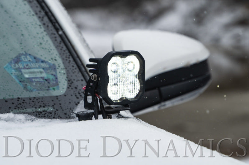 Diode Dynamics 10-21 Toyota 4Runner Stage Series 2in LED Ditch Light Kit Sport - White Combo Light Accessories and Wiring Diode Dynamics
