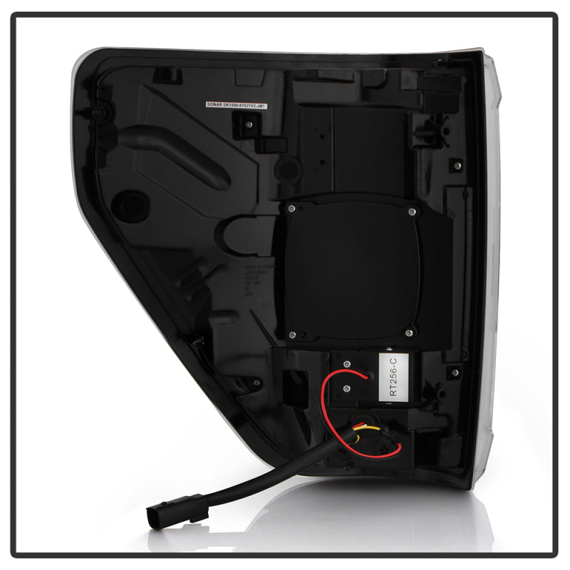 Spyder 21-23 Ford F150 (Factory Halogen) Light Bar LED Tail Lights - Black (ALT-YD-FF15021HAL-BK) Tail Lights SPYDER