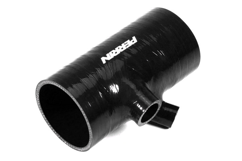 PERRIN 22-24 Subaru WRX / 20-25 LGT & OBXT Turbo Inlet Hose w/Turbo Adapter Flange (Short) - Black Hoses Perrin Performance