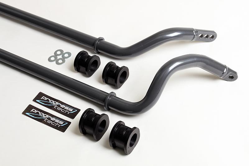 Progress Tech 14-19 Chevy Corvette C7 Front/Rear Sway Bar Kit(F 32mm Tub Non-Adj / R 33.3mm Tub Adj) Sway Bars Progress Technology
