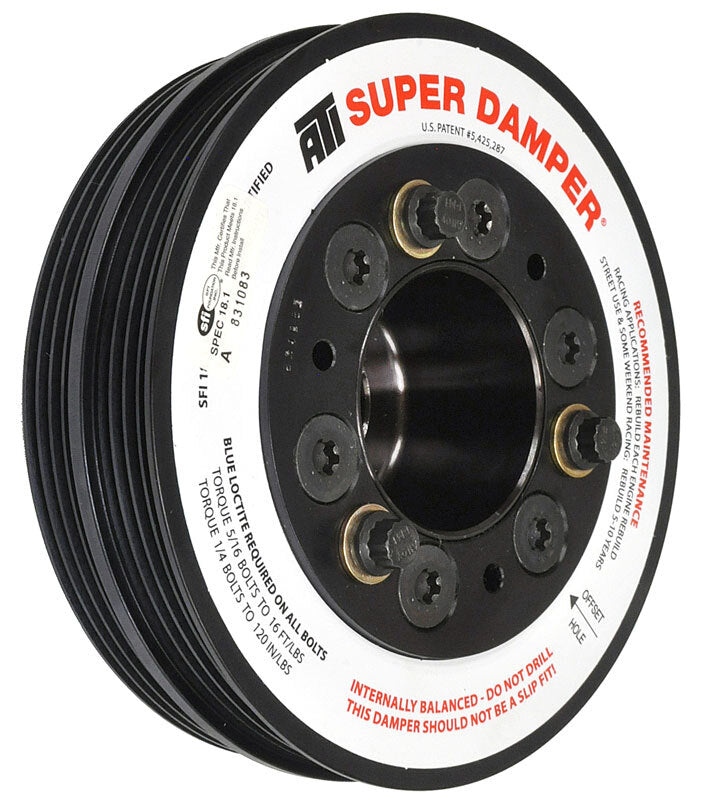 ATI Damper 94-05 Miata 1.8L 5.67in 4 Grv - 1Pc Belt Guide w/o Trigger Wheel (916885BG1 Included) Crankshaft Dampers ATI