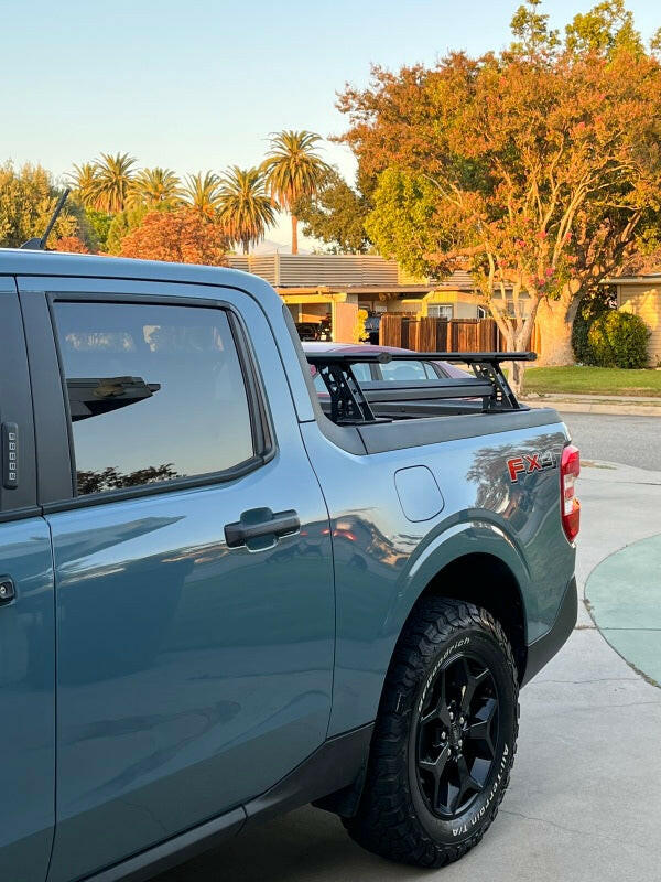 Go Rhino 20-22 Jeep Gladiator JT/16-22 Toy. Tacoma/05-21 Nssn Frontier XRS Cross Bars Kit - Tex. Blk Truck Bed Rack Go Rhino