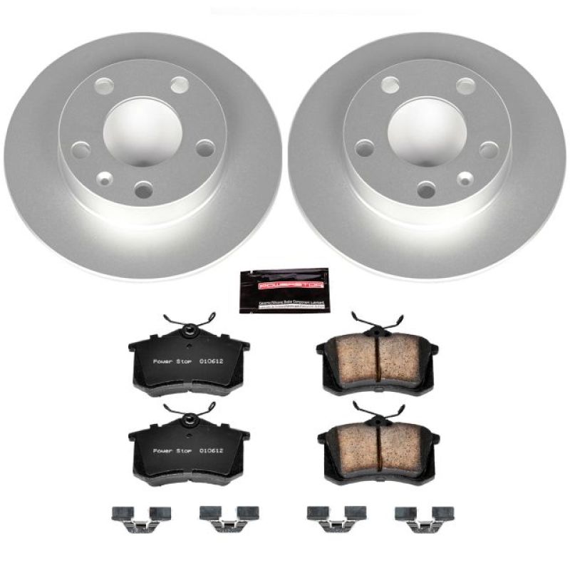 Power Stop 02-06 Audi A4 Rear Z23 Evolution Sport Coated Brake Kit Brake Kits - Performance D&S PowerStop