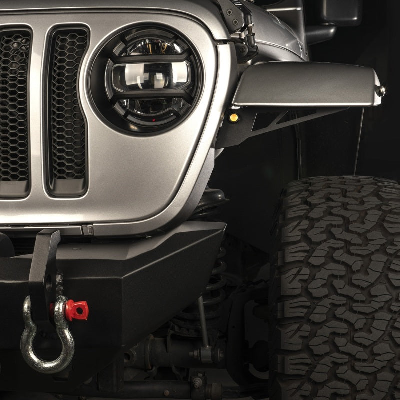 Rugged Ridge Chop Brackets Front Fender 18-20 Jeep Wrangler JL/JT Non-Rubicon Fender Flares Rugged Ridge