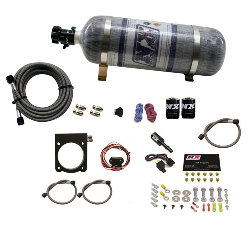 Nitrous Express Dodge 3.6L V6 Nitrous Plate Kit (50-200HP) w/12lb Bottle Nitrous Systems Nitrous Express