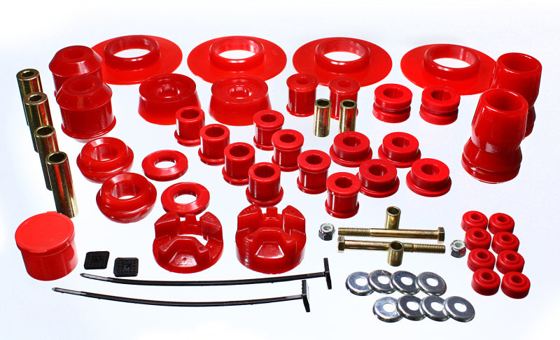 Energy Suspension 01-05 Chrysler PT Cruiser FWD Red Hyper-flex Master Bushing Set Bushing Kits Energy Suspension