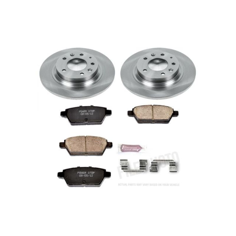 Power Stop 06-12 Ford Fusion Rear Autospecialty Brake Kit Brake Kits - OE PowerStop