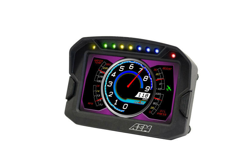 AEM CD-5G Carbon Digital Dash Display mit integriertem 10-Hz-GPS und Antenne