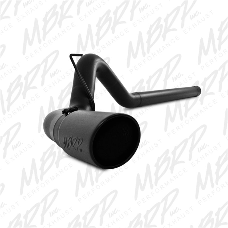 MBRP 10-12 Dodge 2500/3500 Cummins 6.7L Filter Back Single Side Black Coated Exhaust System DPF Back MBRP