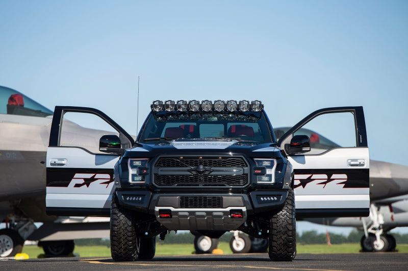 KC HiLiTES 17-18 Ford Raptor 57in. Pro6 Gravity LED 9-Light 180w Combo Beam Overhead Light Bar Sys Light Bars & Cubes KC HiLiTES