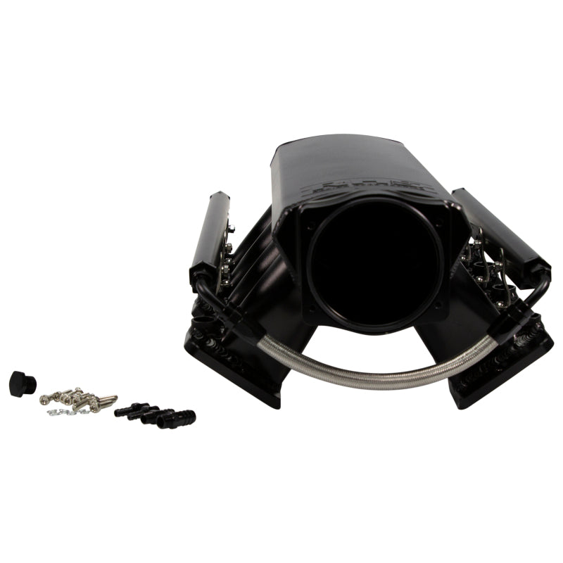Fast Intake Manifold, Rhs Sheet Met Al, Ls Cathedral Port, Black W/ Fuel Rail Kit Hardware Kits - Other FAST
