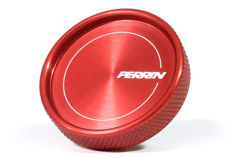 PERRIN 02-25 Subaru Impreza/WRX/STI & 13-25 Crosstrek/BRZ/FR-S/GR86/GR86 Oil Fill Cap - Red Oil Caps Perrin Performance