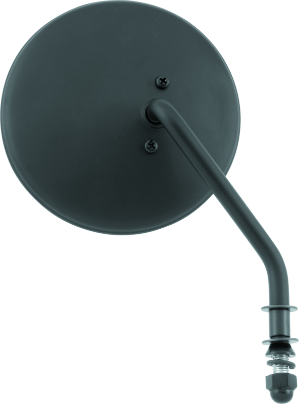 Bikers Choice Black 4 Inch Round Mirror Short Right Universal Side Mirrors Bikers Choice