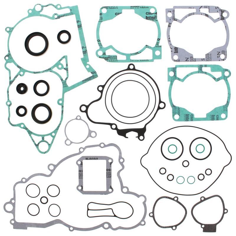 Vertex Gaskets 11-14 Husaberg TE300 Complete Gasket Kit w/ Oil Seals Engine Hardware Vertex Pistons