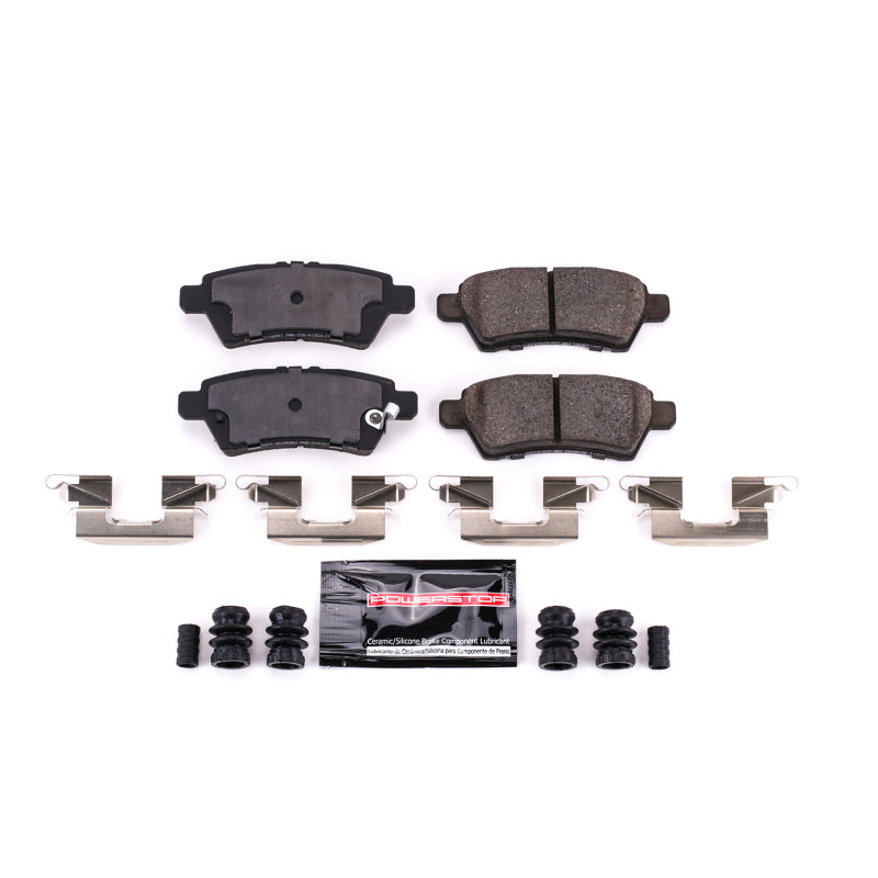 Power Stop 05-12 Nissan Pathfinder Rear Z23 Evolution Sport Brake Pads w/Hardware Brake Pads - Performance PowerStop