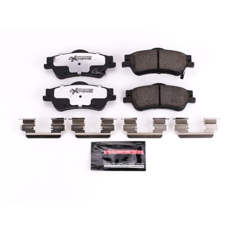 Power Stop 11-17 Chevrolet Caprice Rear Z26 Extreme Street Brake Pads w/Hardware Brake Pads - Performance PowerStop