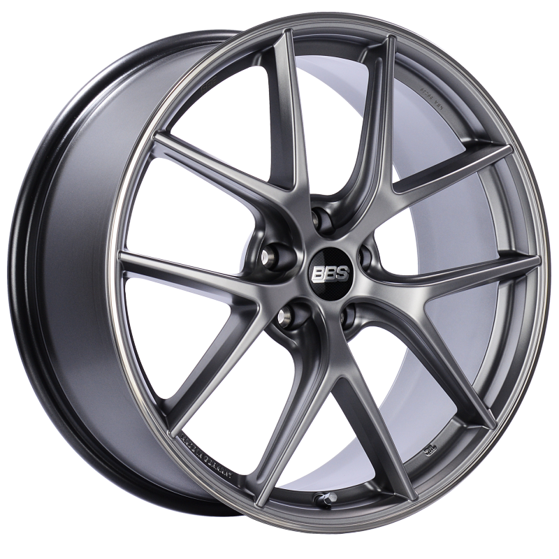 BBS CI-R 20x8.5 5x112 ET42 Platinum Silver Polished Rim Protector Wheel -82mm PFS/Clip Required Wheels - Cast BBS