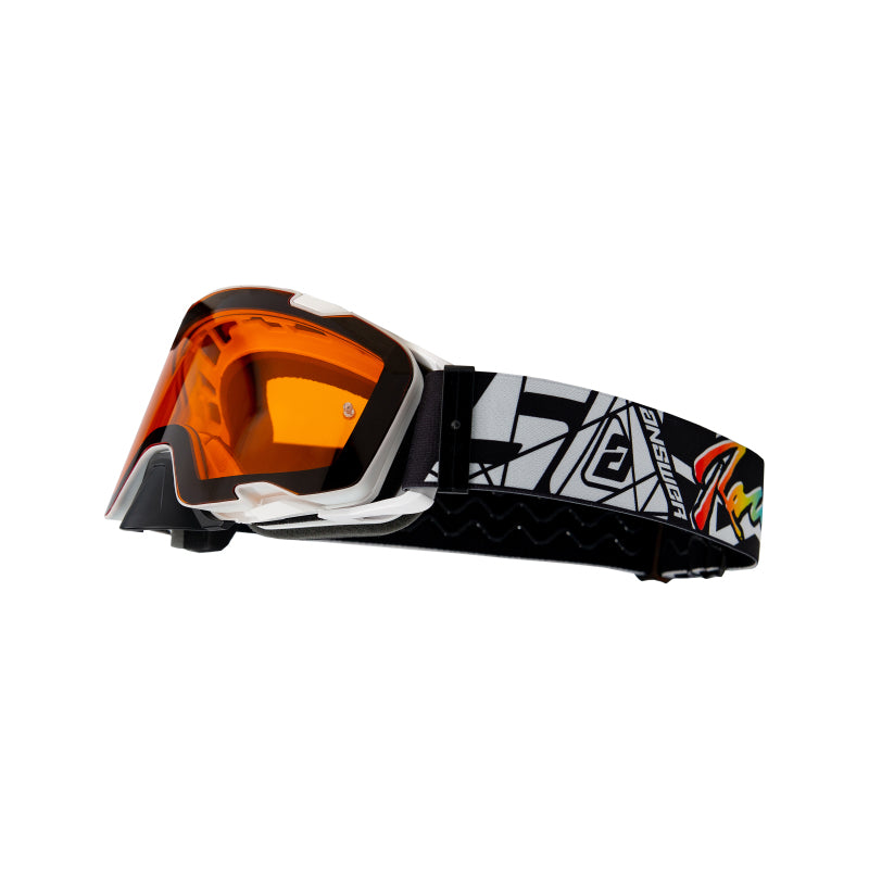 Answer ARC II Magnetic LE Goggles with replacement lens - White/Amber Eyewear Answer