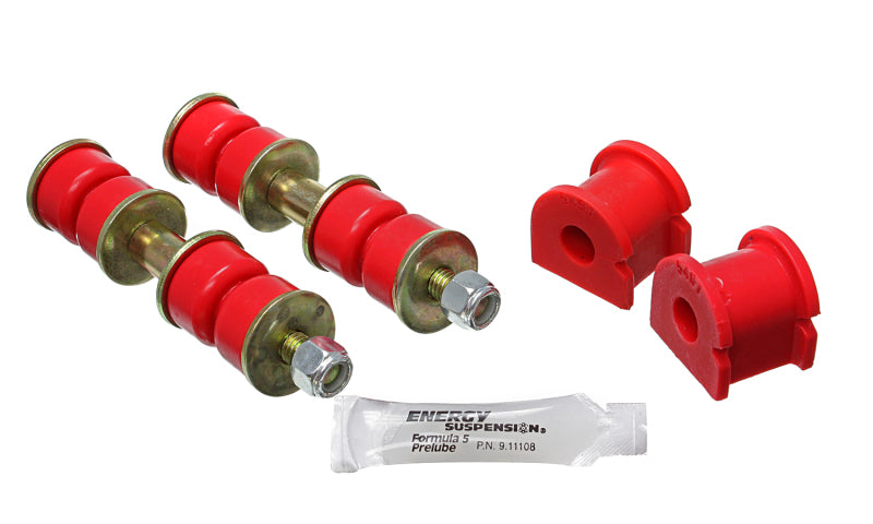 Energy Suspension 13Mm Rear Swaybar Bushing Set - Red Bushing Kits Energy Suspension