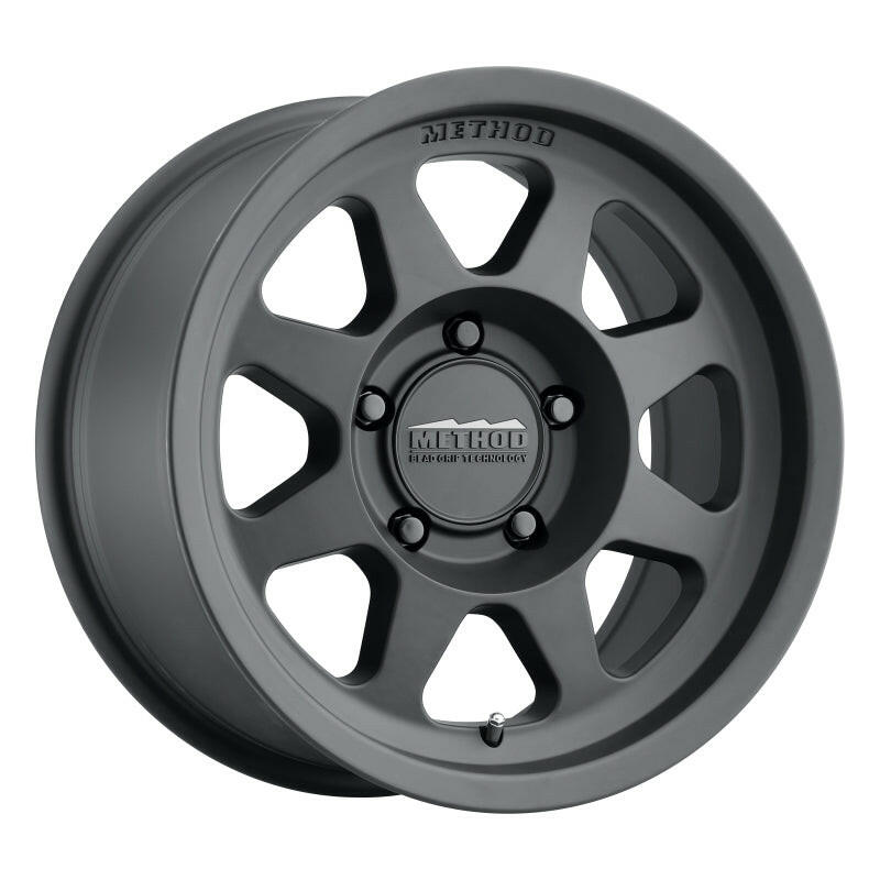 Method MR701 17x7.5 +50mm Offset 5x130 78.1mm CB Matte Black Wheel Wheels - Cast Method Wheels