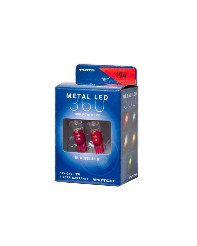 Putco 194 - Red Metal 360 LED Light Strip LED Putco