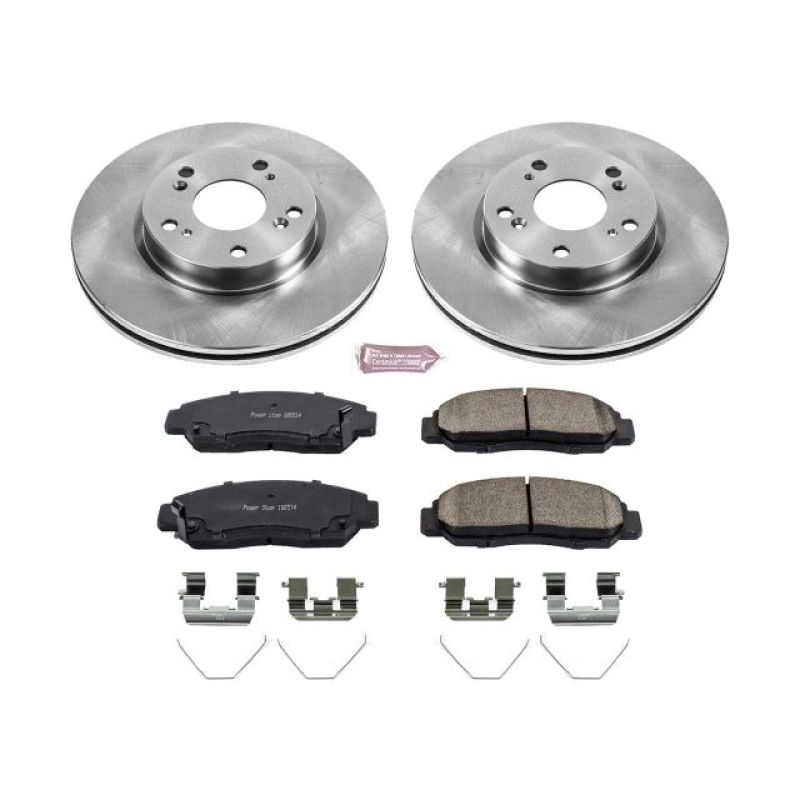 Power Stop 12-15 Honda Civic Front Autospecialty Brake Kit Brake Kits - OE PowerStop
