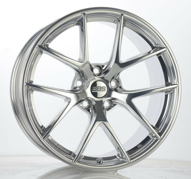 BBS CI-R 19x9 5x120 ET44 Ceramic Polished Rim Protector Wheel -82mm PFS/Clip Required Wheels - Cast BBS