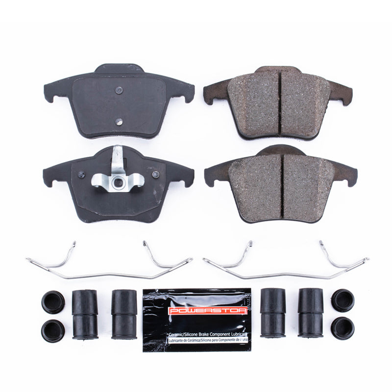 Power Stop 03-14 Volvo XC90 Rear Z23 Evolution Sport Brake Pads w/Hardware Brake Pads - Performance PowerStop