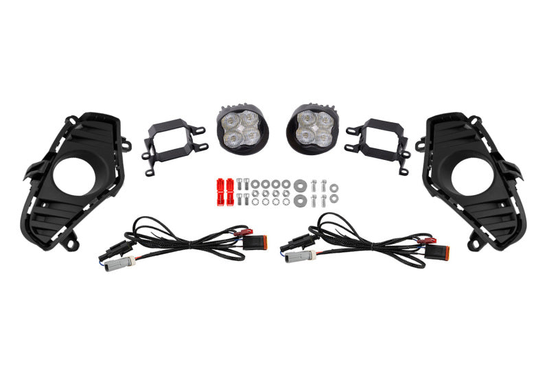 Diode Dynamics 22-25 Toyota RAV4 SS3 Fog Light Kit - White Sport Fog Lights Diode Dynamics