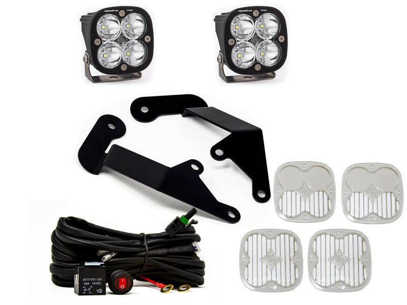 Baja Designs 21+ Ford Bronco Sport Squadron Pro Spot LED Light Pods - Clear Light Bars & Cubes Baja Designs
