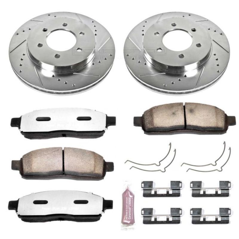 Power Stop 04-08 Ford F-150 Front Z36 Truck & Tow Brake Kit Brake Kits - Performance D&S PowerStop