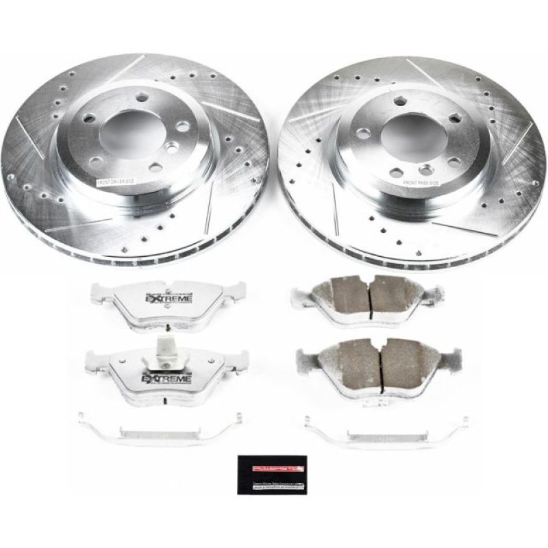 Power Stop 06-08 BMW Z4 Front Z26 Street Warrior Brake Kit Brake Kits - Performance D&S PowerStop